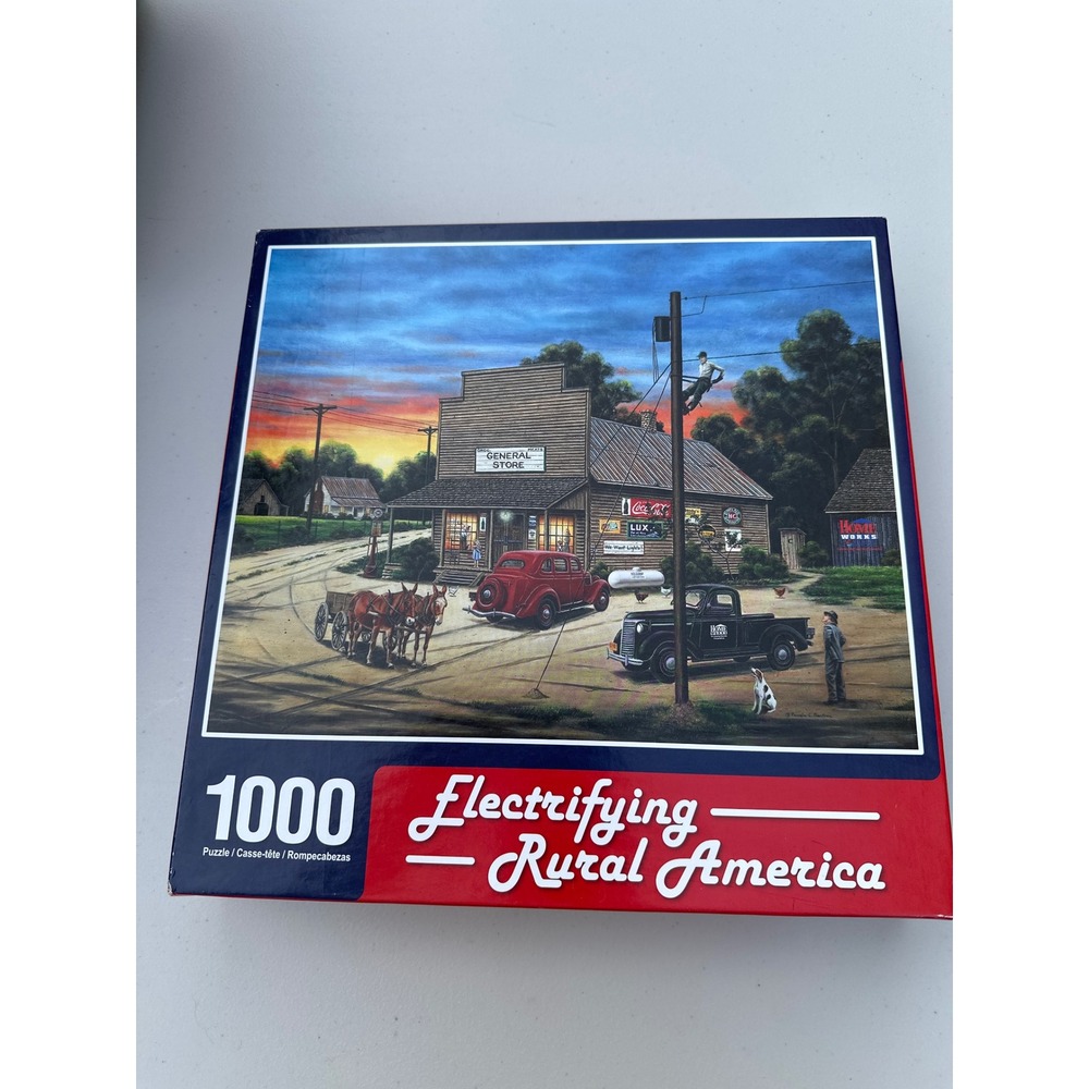 Electrifying Rural America 1000 Piece Jigsaw Puzzle Renfroe Collection 38-11191